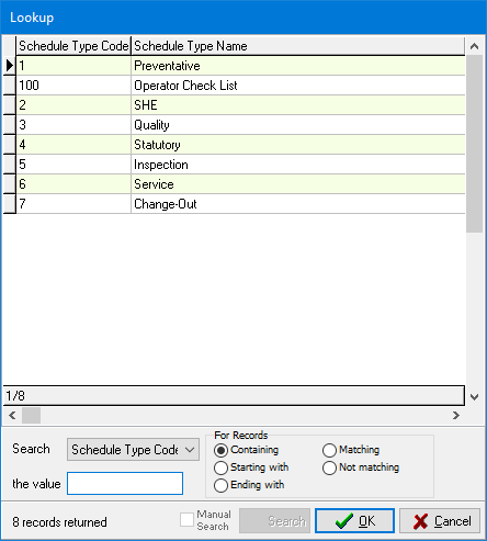 i.Schedule Type Picker