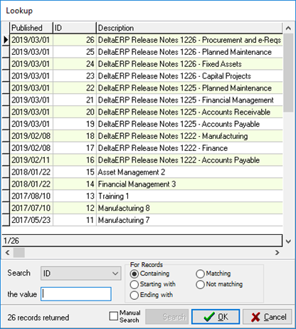 i.Newsletter Date Lookup